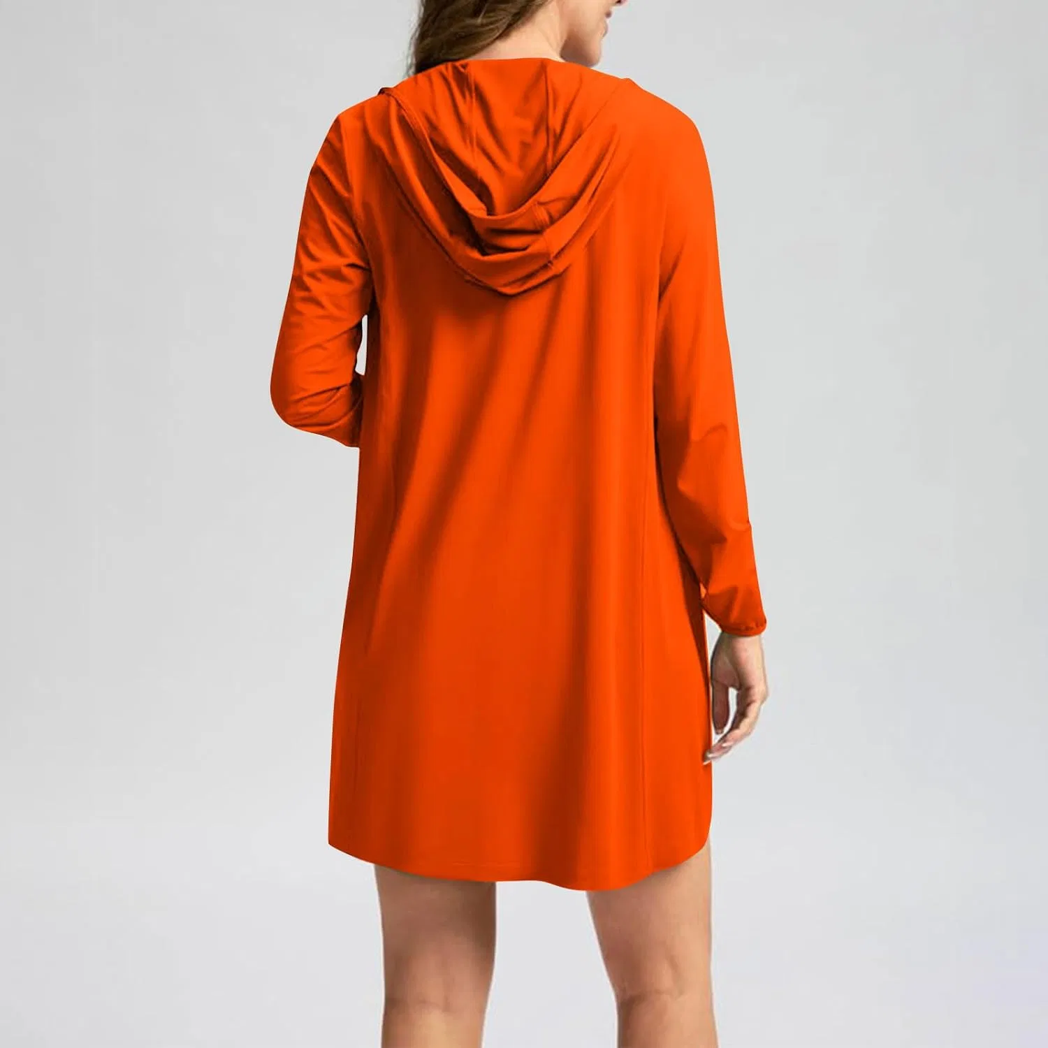 Женская куртка для плавания с защитой от солнца UPF 50+ Long Jacket, Orange — фото 2