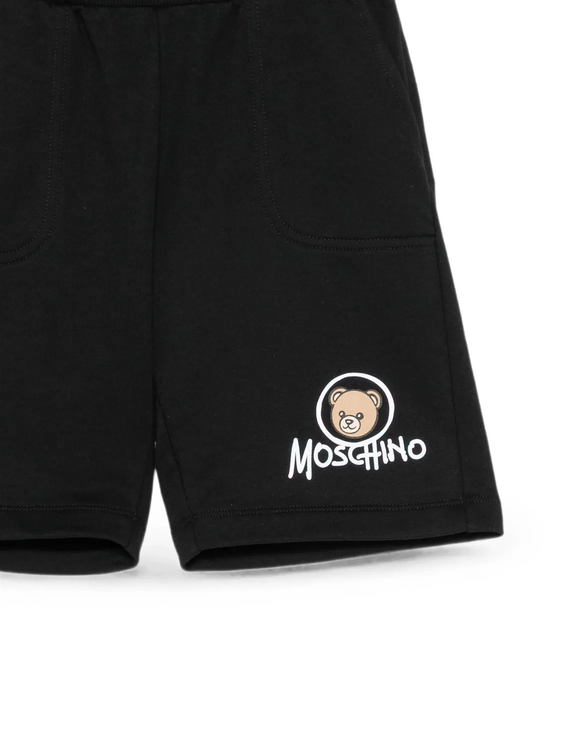 Шорты с принтом Teddy Bear Moschino Kids, черный — фото 3