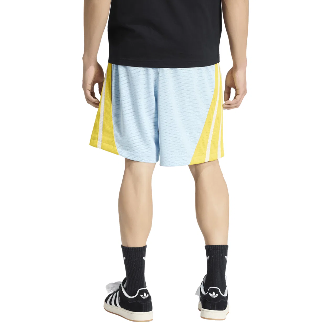 Шорты мужские Santiago Adidas Originals, цвет Carolina/Yellow — фото 2