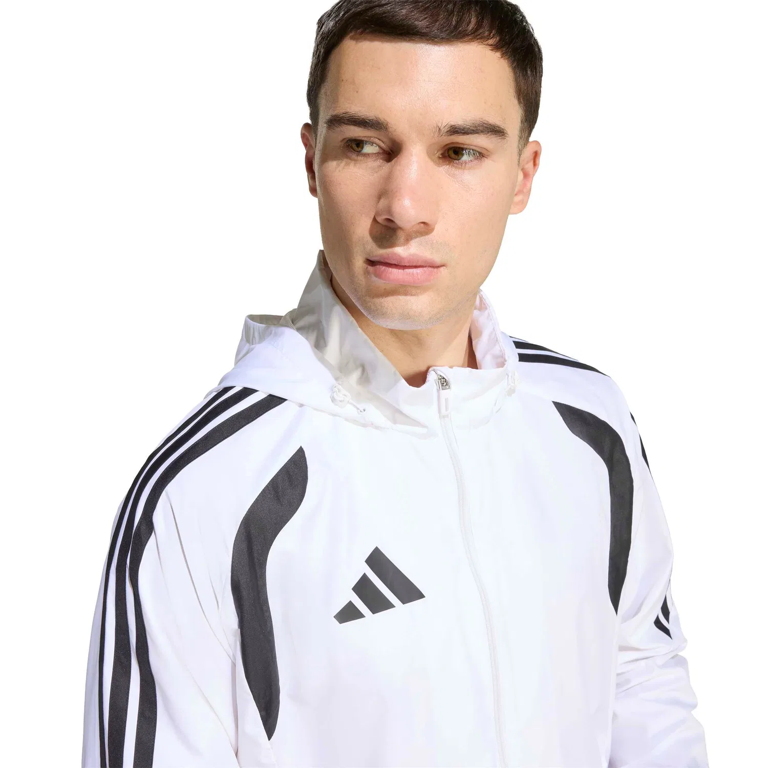 Тренировочная куртка Adidas Performance TIRO26L белого цвета — фото 4