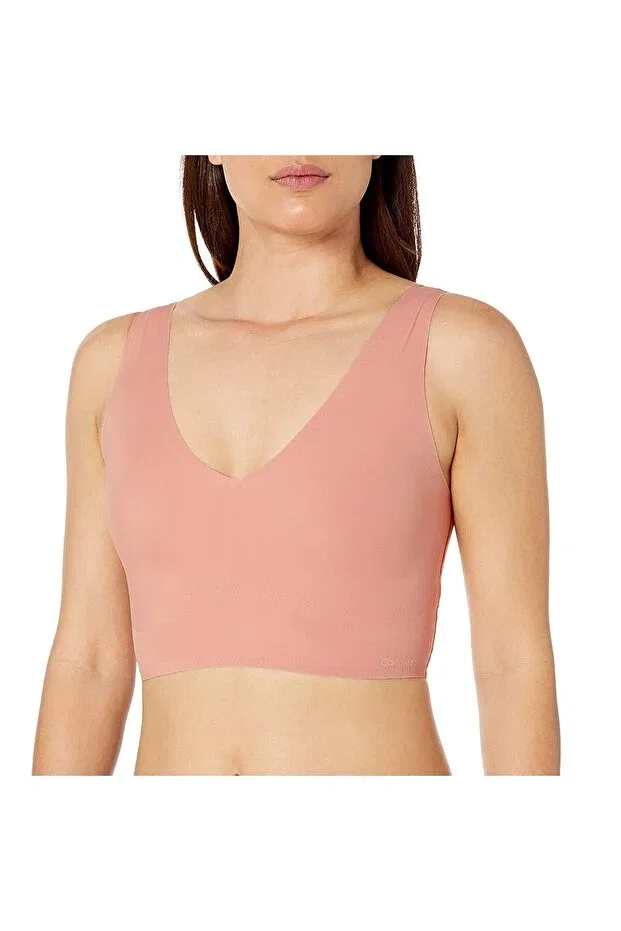 Женский бюстгальтер с V-образным вырезом Calvin Klein, Pink