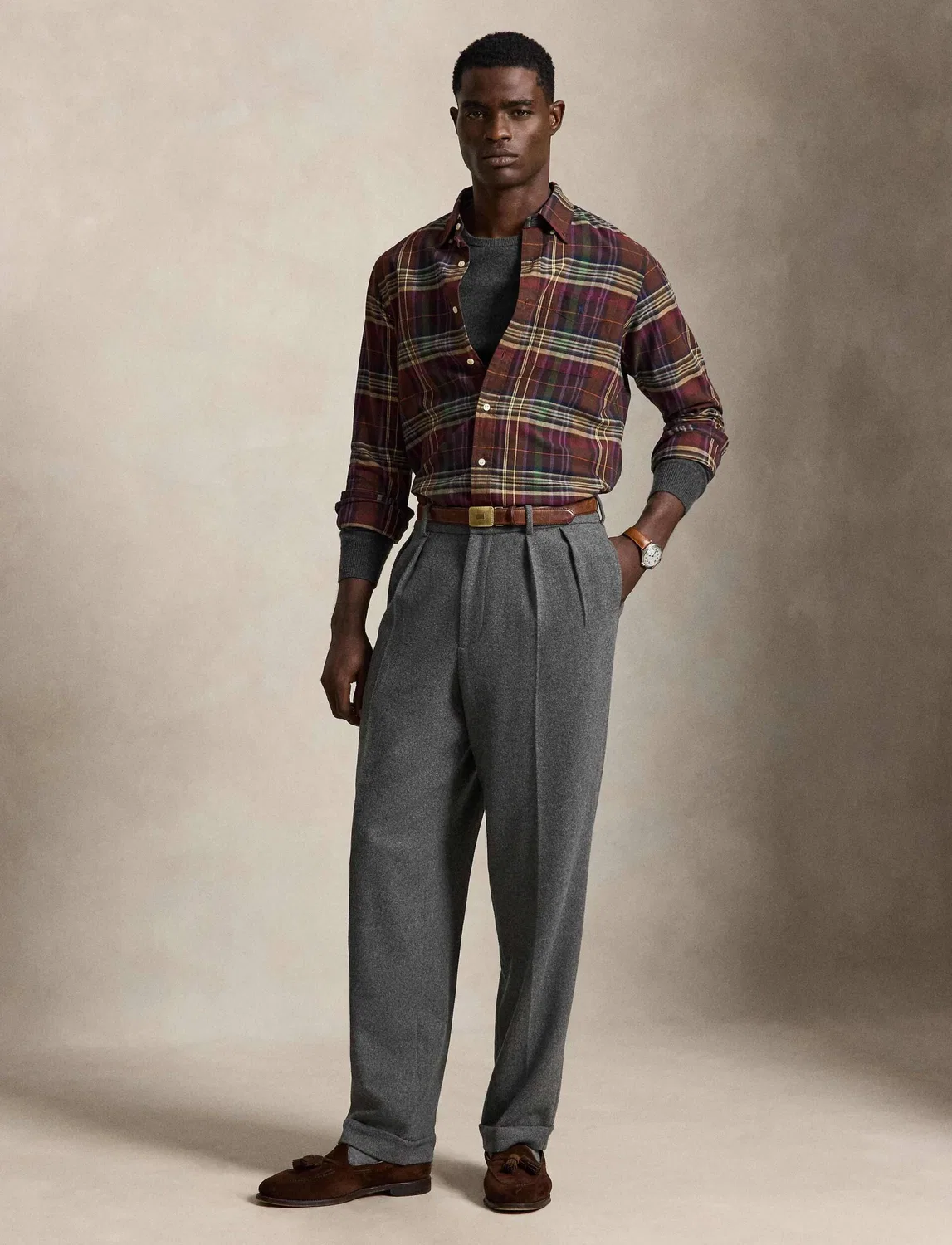 Рубашка с длинным рукавом Polo Ralph Lauren, Marrone — фото 2