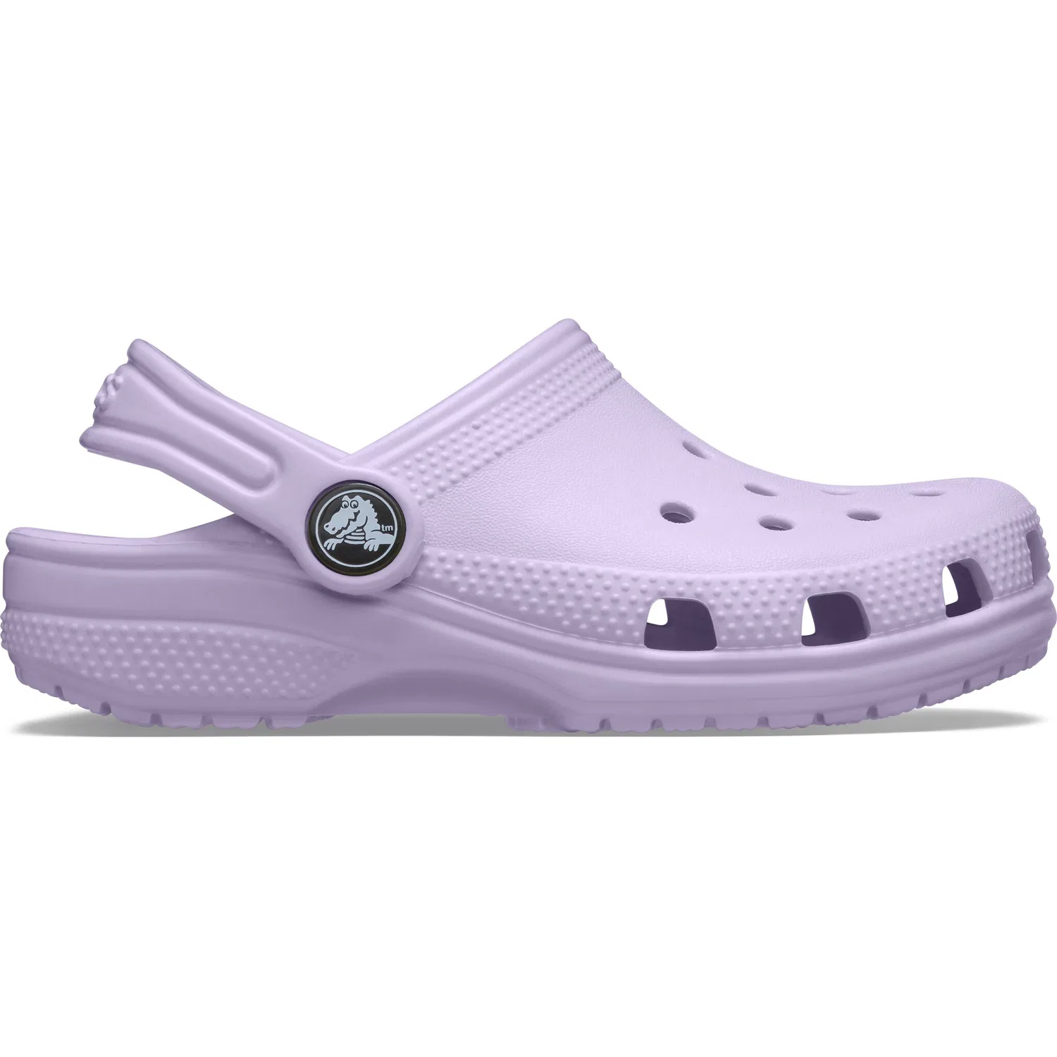 Детские летние клоги с перфорацией Crocs, Lavender — фото 4