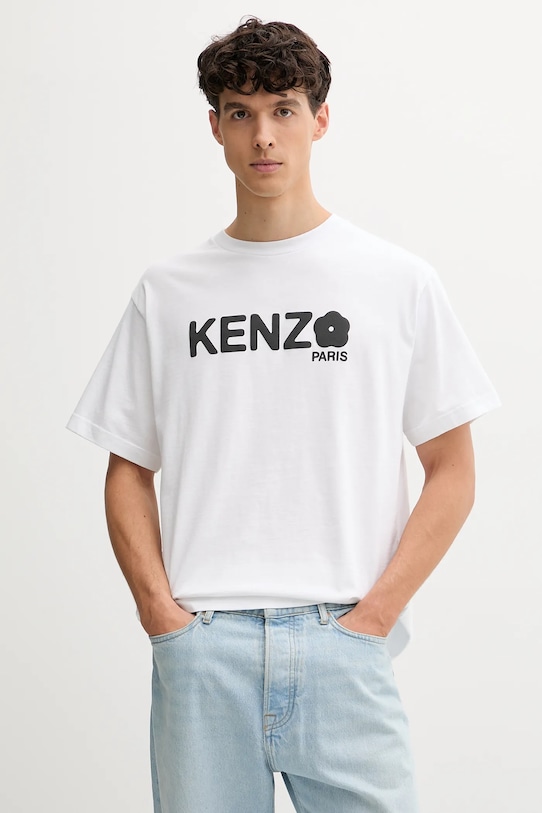 

Хлопковая футболка Boke Flower 2.0 Kenzo, белый