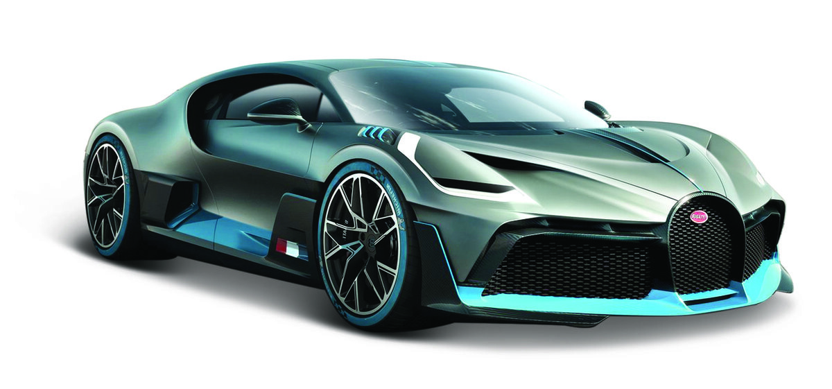 

Maisto, коллекционная модель Bugatti Divo Серо-Синий 1/24