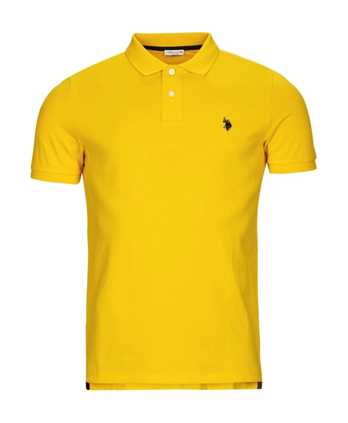

Желтая рубашка-поло с короткими рукавами U.S. Polo Assn., желтый