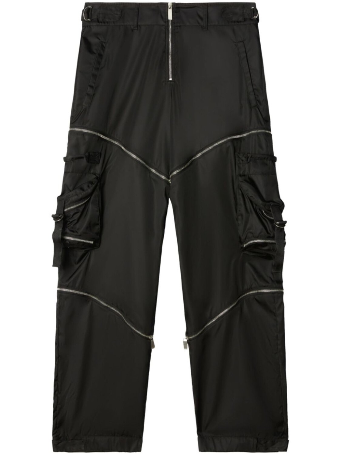 

Off-White брюки карго с молниями, черный