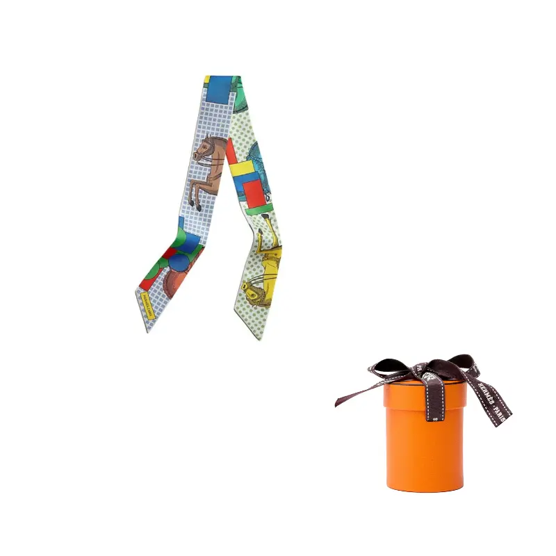 

HERMES Шёлковый платок женский разноцветный, Multicolor