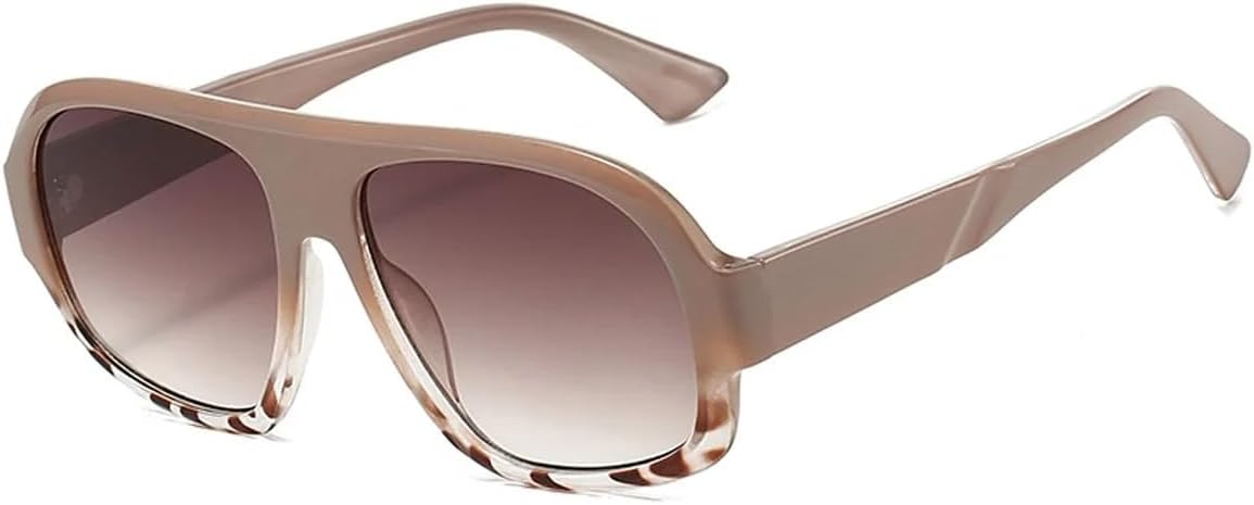 

Популярные модные женские солнцезащитные очки с градиентной оправой, винтажный панк, мужские трендовые солнцезащитные очки с защитой от УФ-излучения UV400 SZVVBKK, Brown