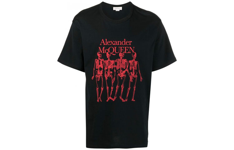 

Alexander McQueen Футболка мужская черная