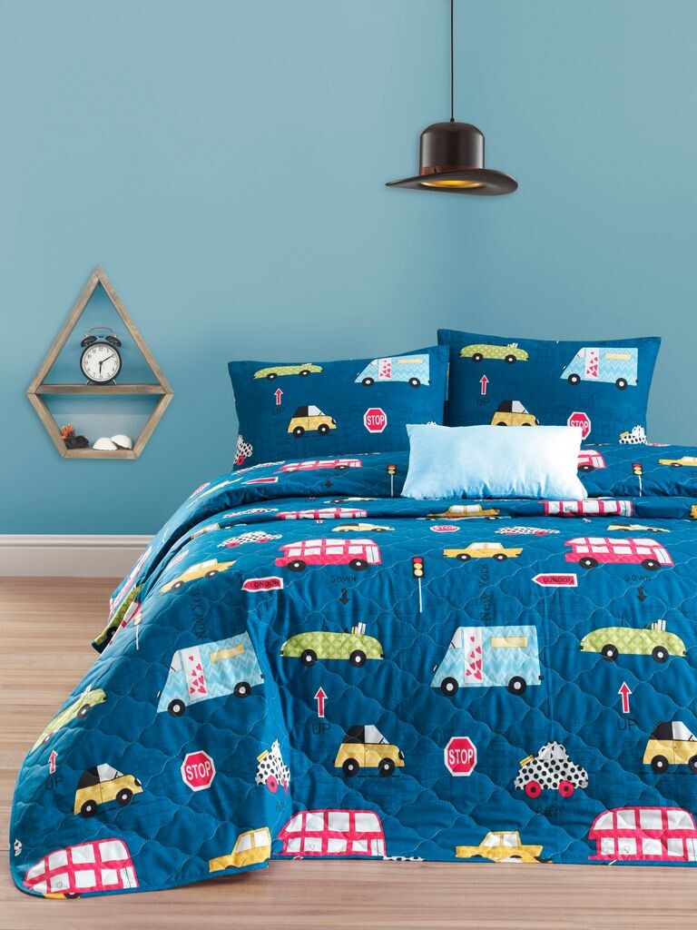 

L'Essentiel Linge de Maison, Paula- MJF8226, Синий, Покрывала, 100% хлопок ранфорс