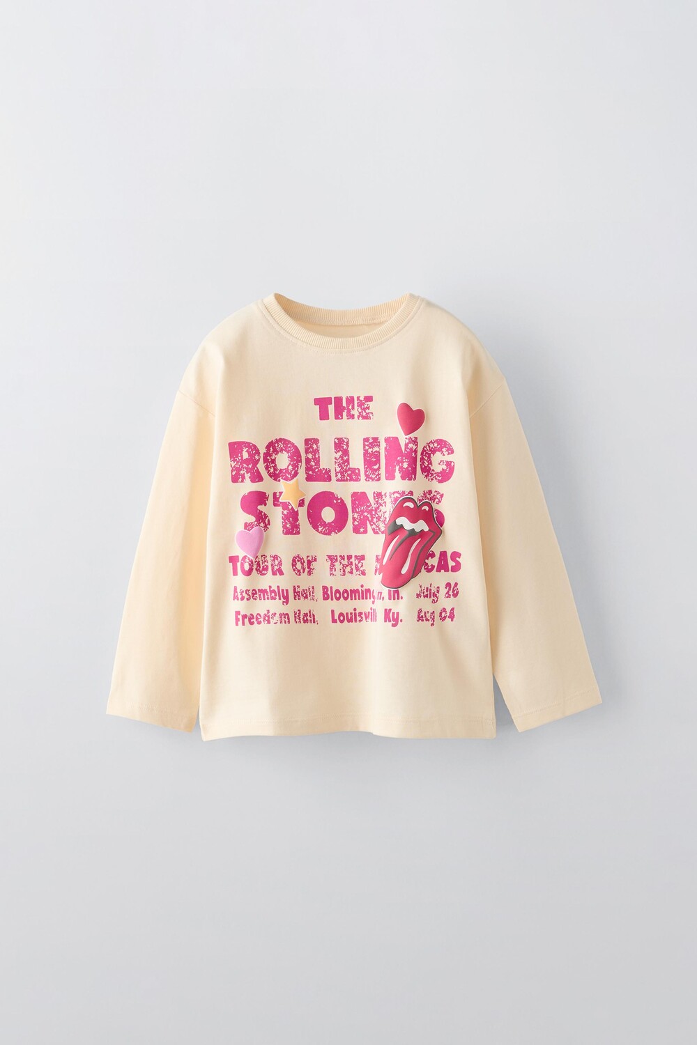 

Rolling stones футболка ZARA, устрично-белый