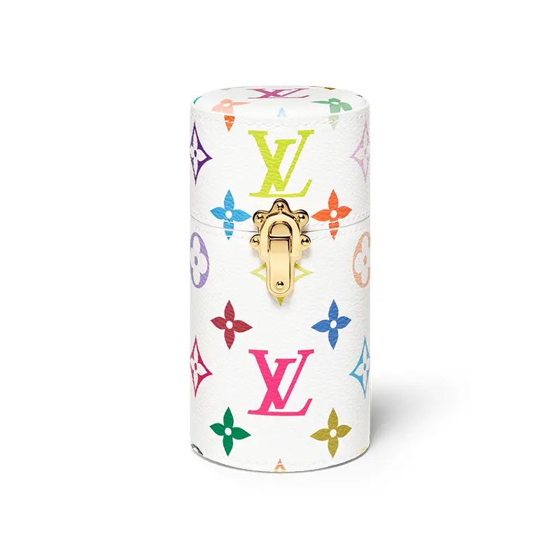 

LOUIS VUITTON Сумка для хранения парфюмерии из прорезиненного холма в коллаборации с Такаси Мураками унисекс разноцветная