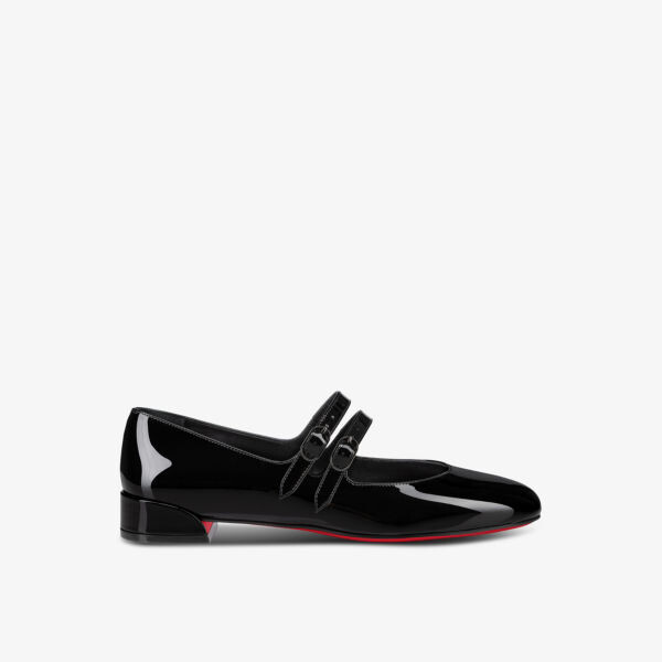 Туфли Sweet Jane из лакированной кожи на каблуке Christian Louboutin, черный