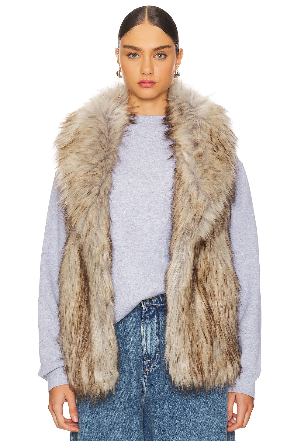 

Жилет из искусственного меха rubicon Unreal Fur, бежевый