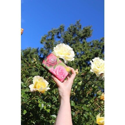 The English Soap Company Королевский ботанический сад Кью Обернутое мыло Роскошное мыло с розовым маслом ши 240 г — фото 3