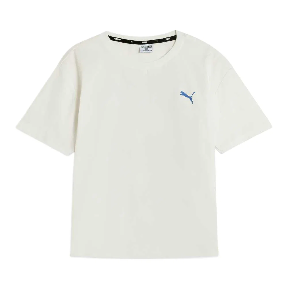 Детская футболка с круглым вырезом PUMA, White