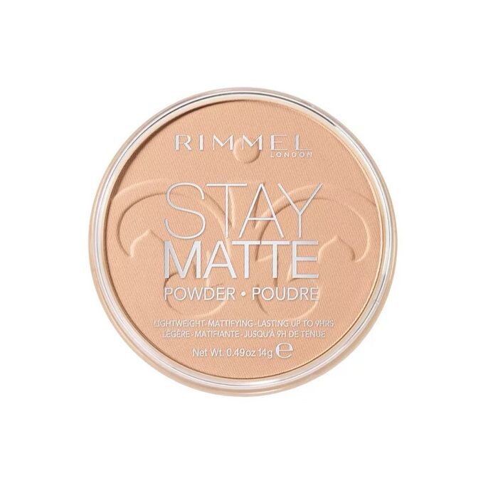 

Пудра для лица Stay Matte Polvos Matificantes Rimmel, 05 Silky Beige