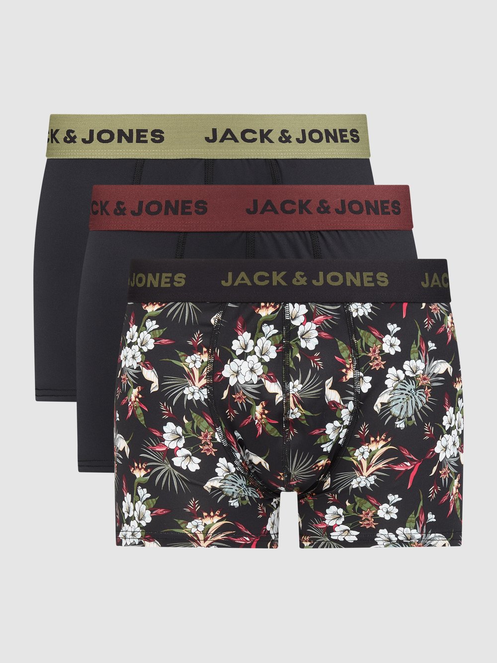

Трусы из микрофибры в упаковке по 3 шт Jack & Jones, черный