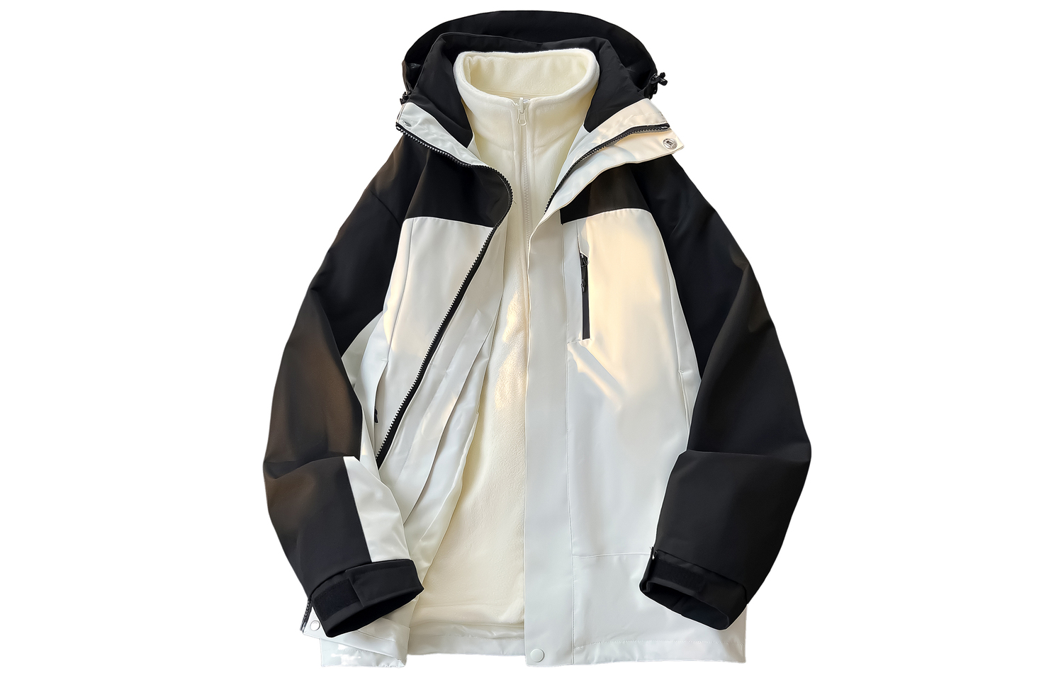 

WARRIOR Ветровка Unisex, Ivory White 3-in-1