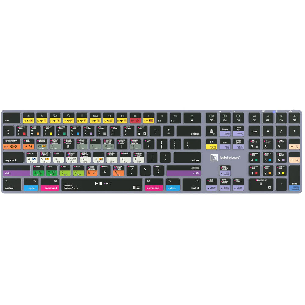

Беспроводная клавиатура Logickeyboard TITAN Ableton Live для Mac