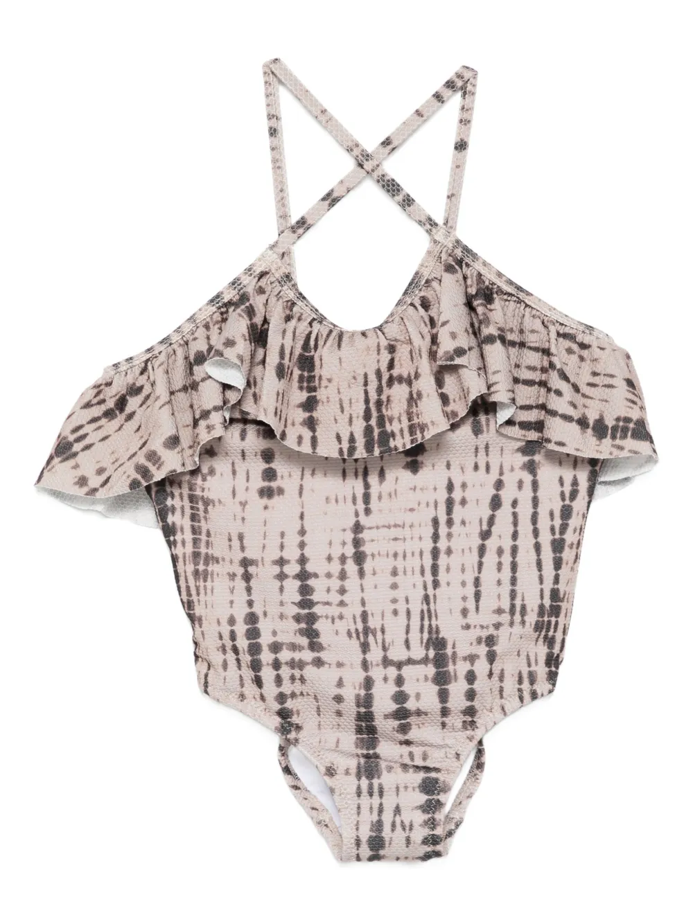 

Купальник с оборками Andorine, нейтральный