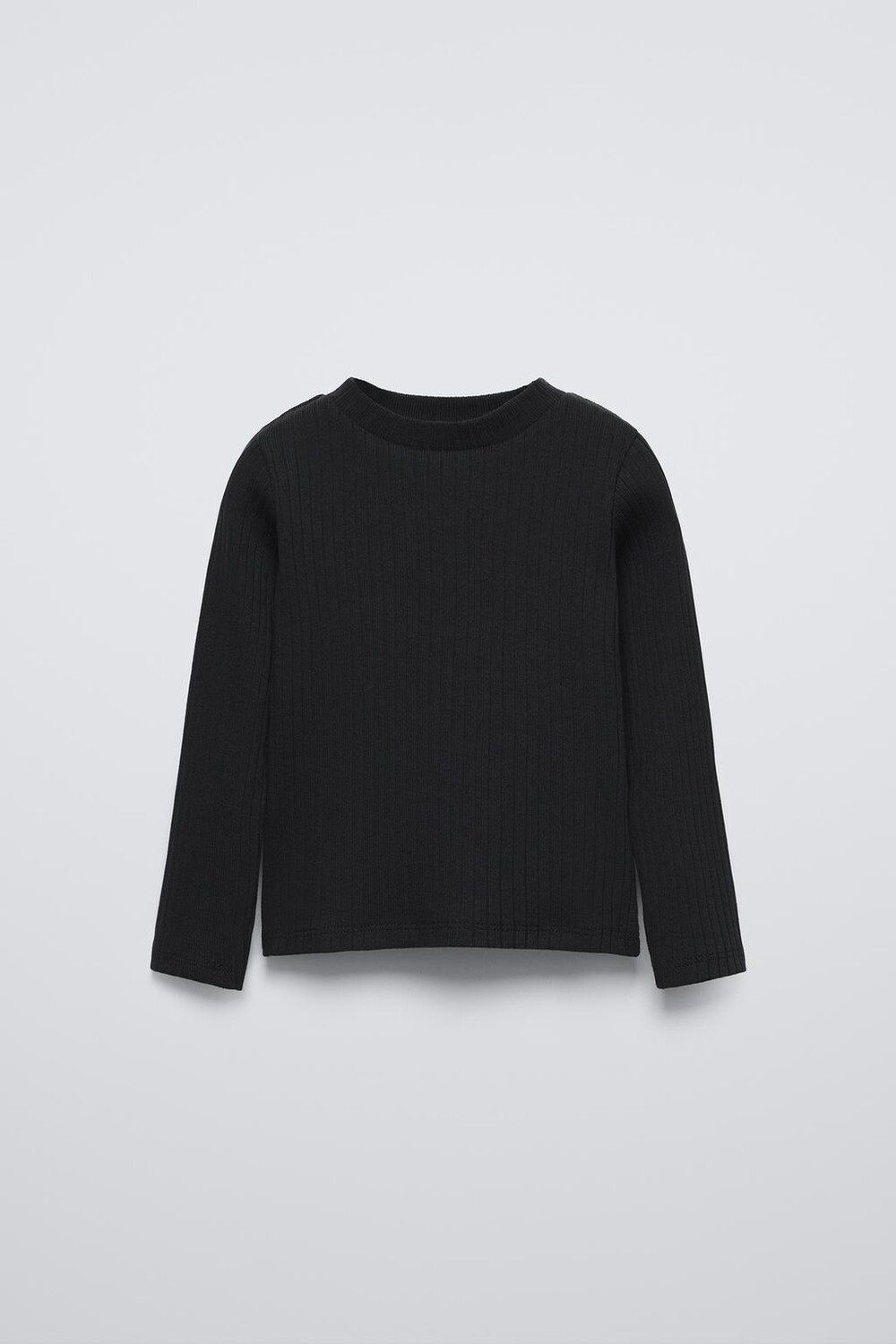 

Футболка в рубчик ZARA, черный