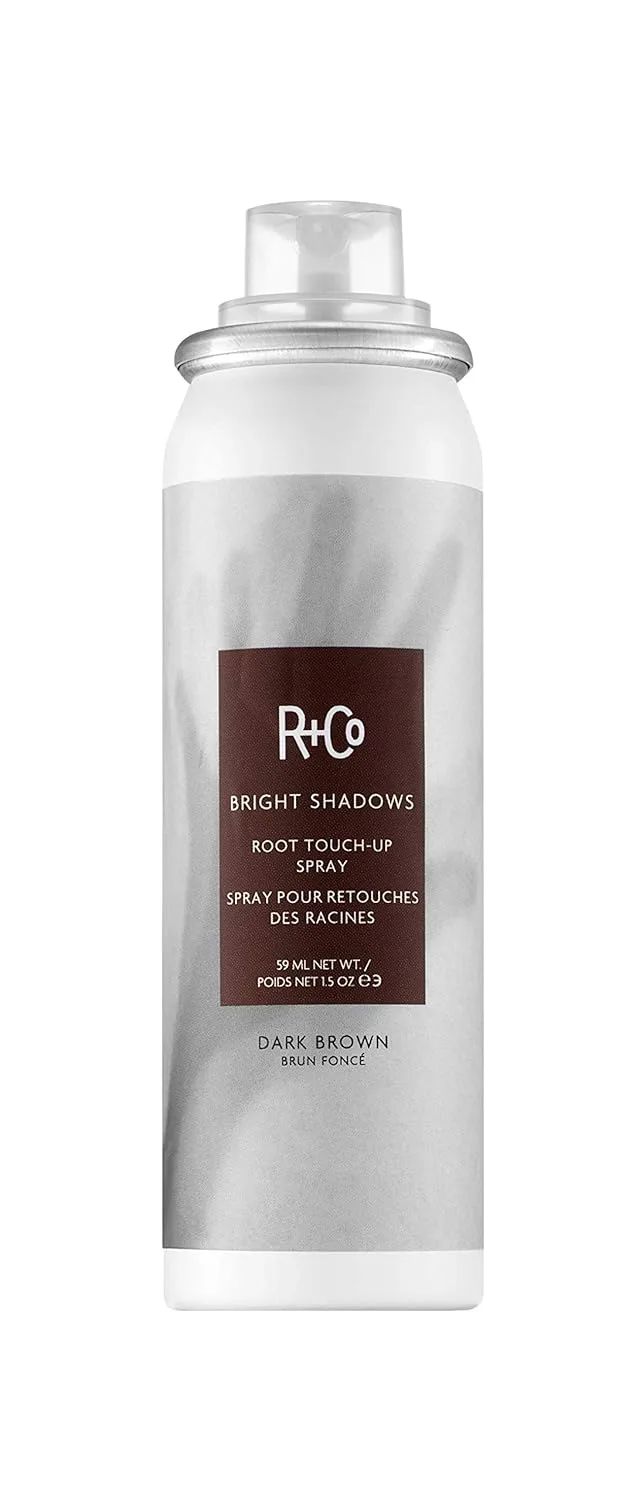 Спрей для подкрашивания корней R+Co Bright Shadows - 1,5 унции, Dark Brown