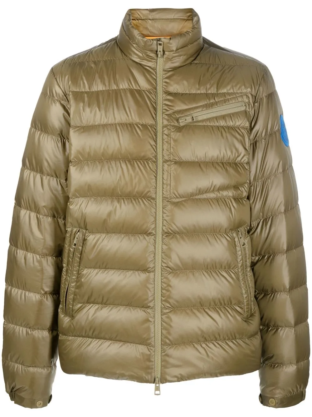 

Пуховик на молнии MONCLER, зеленый