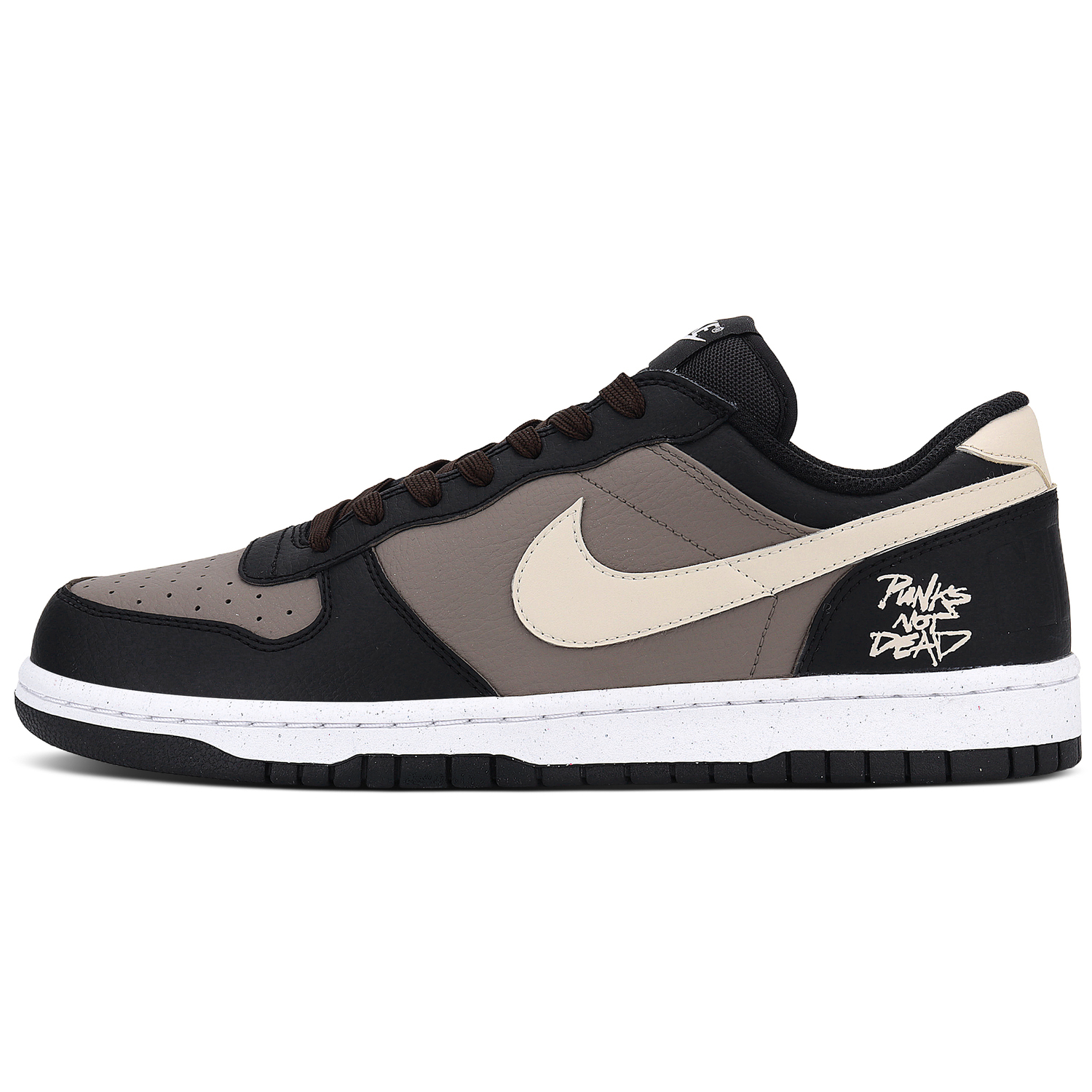 

Nike Большие устойчивые к истиранию и скольжению низкие кроссовки для скейтбординга мужские черно-коричневые