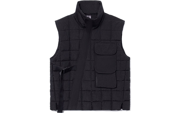 

Мужские жилеты Li Ning, черные, с воротником-стойкой, средней жесткости, другие характеристики