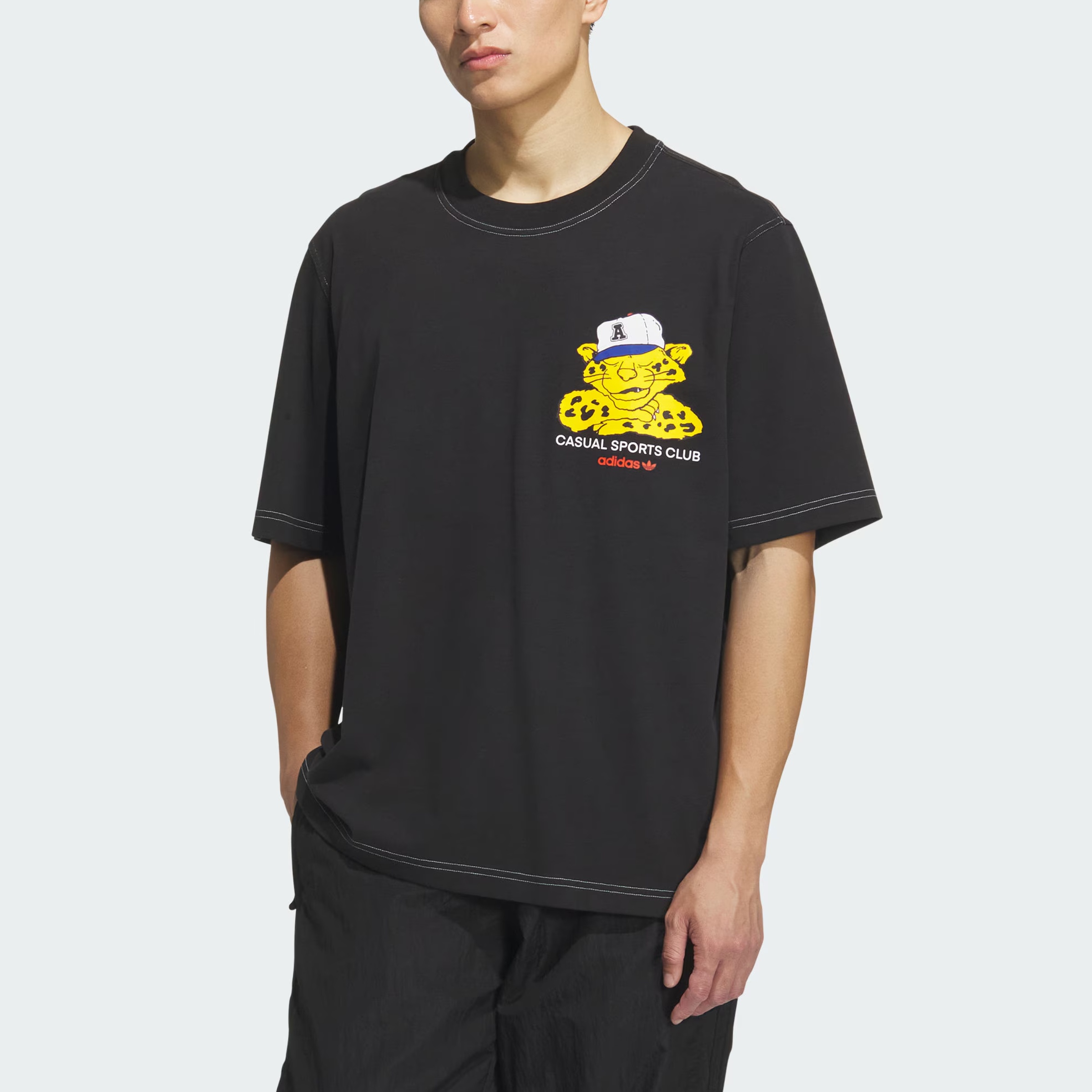 Футболка WABASH мужская Adidas Originals, черный — фото 2