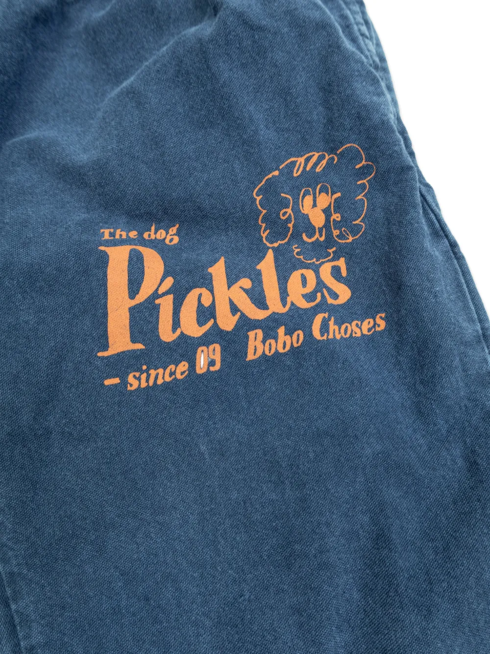 Графические брюки с эластичным поясом Pickles The Dog Bobo Choses, синий — фото 3
