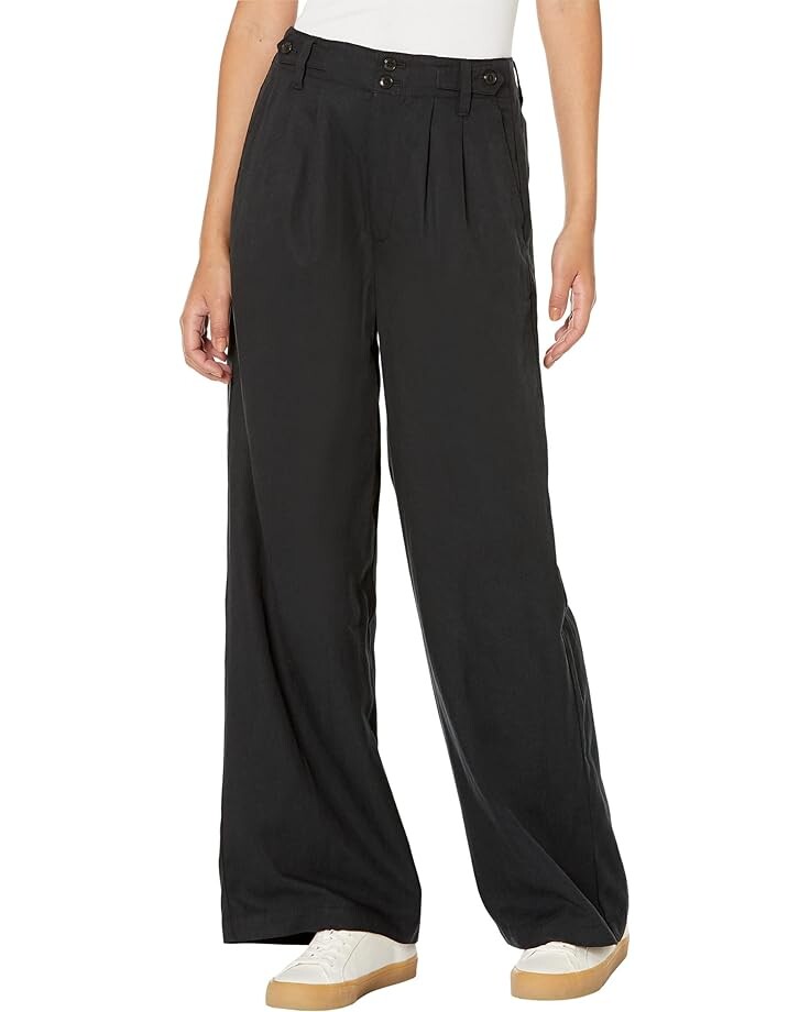 

Брюки Madewell The Harlow Wide-Leg, цвет True Black