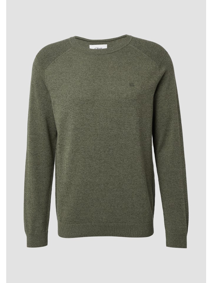 

Свитер s.Oliver, оливковый