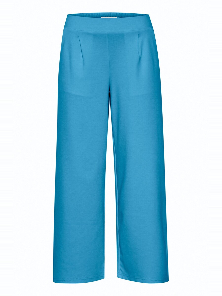 

Брюки со складками спереди ICHI Wide leg Pleat-Front Pants Kate, лазурный