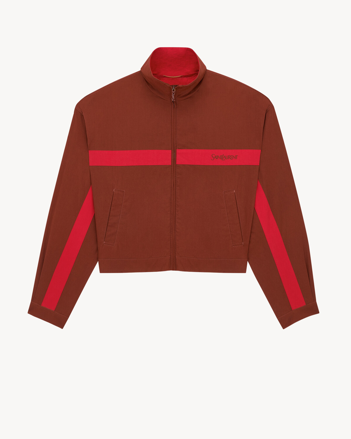 

Куртка SAINT LAURENT из хлопкового канваса, коричневый