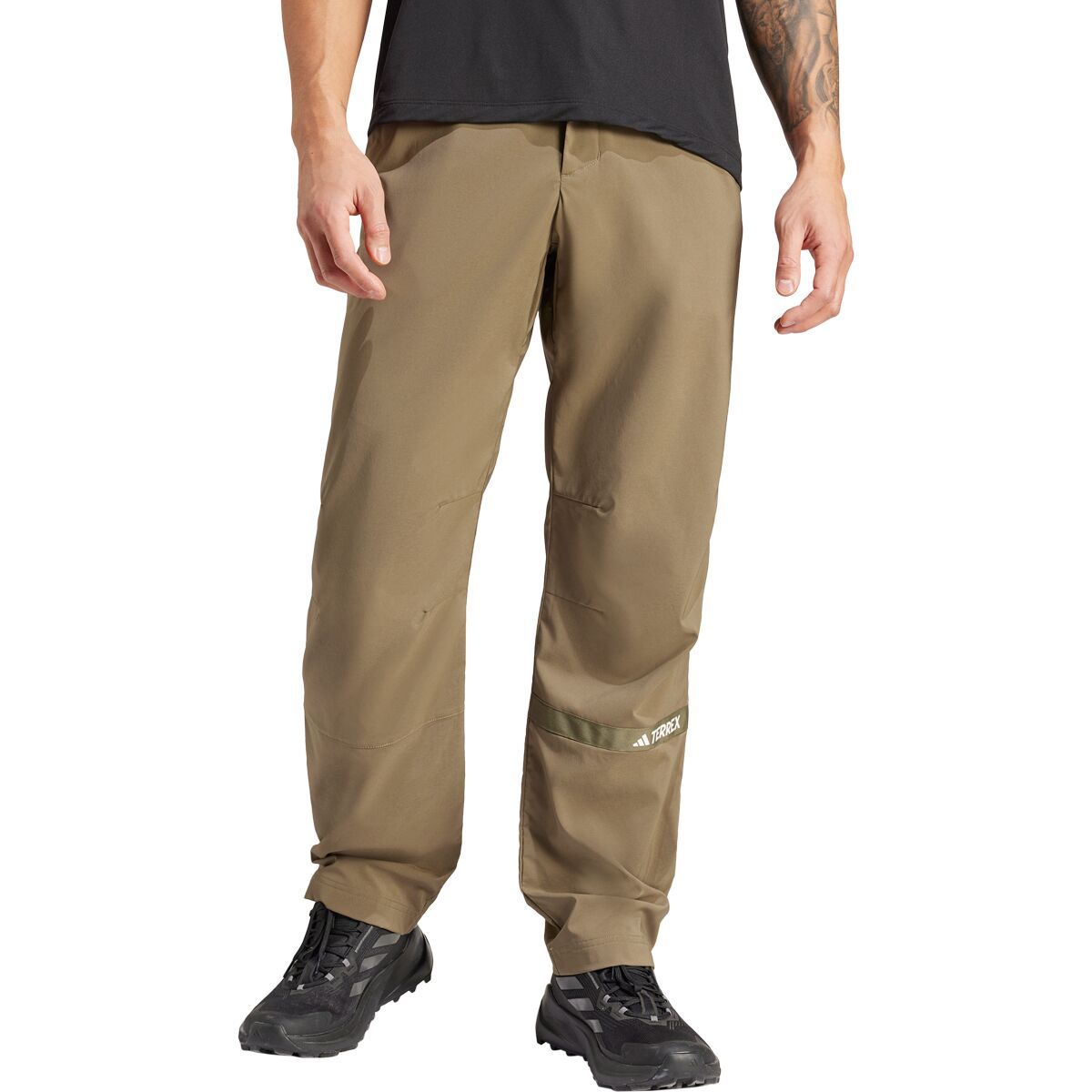 

Брюки Terrex из смесовой ткани Adidas Terrex, зеленый