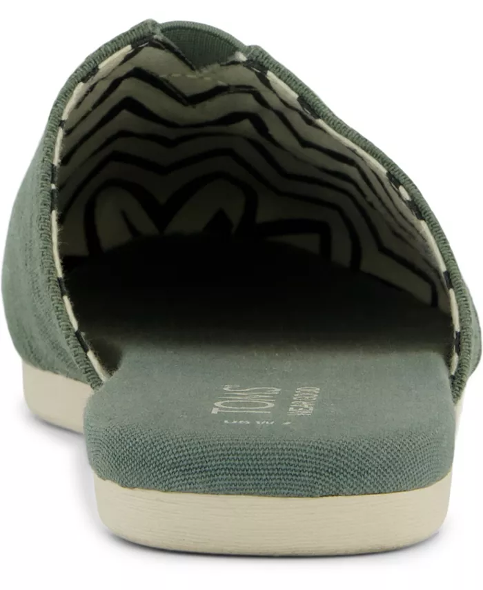 Женские мюли-альпаргаты с миндалевидным носком Espadrille Almond Toe Mules TOMS, зеленый — фото 3