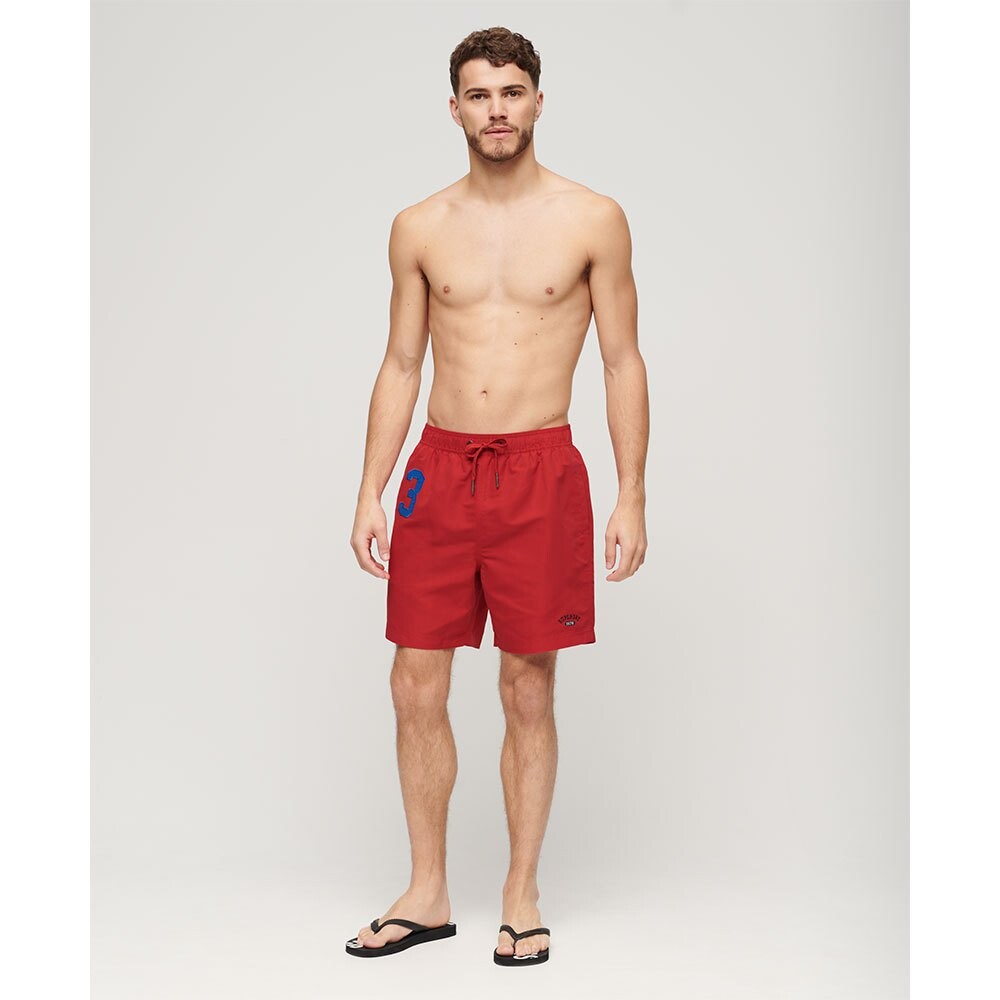 Шорты для плавания Superdry Vintage 17´´ Swimming Shorts, красный — фото 4