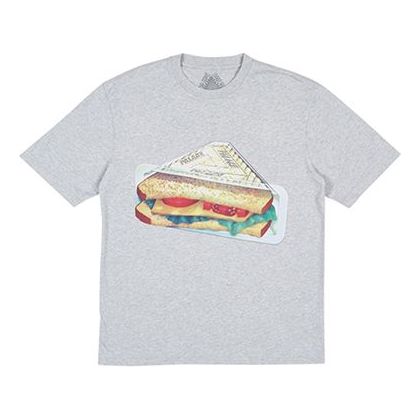 

Футболка PALACE Plow Mans Grey Marl Triangle Pattern Short Sleeve Unisex, серый