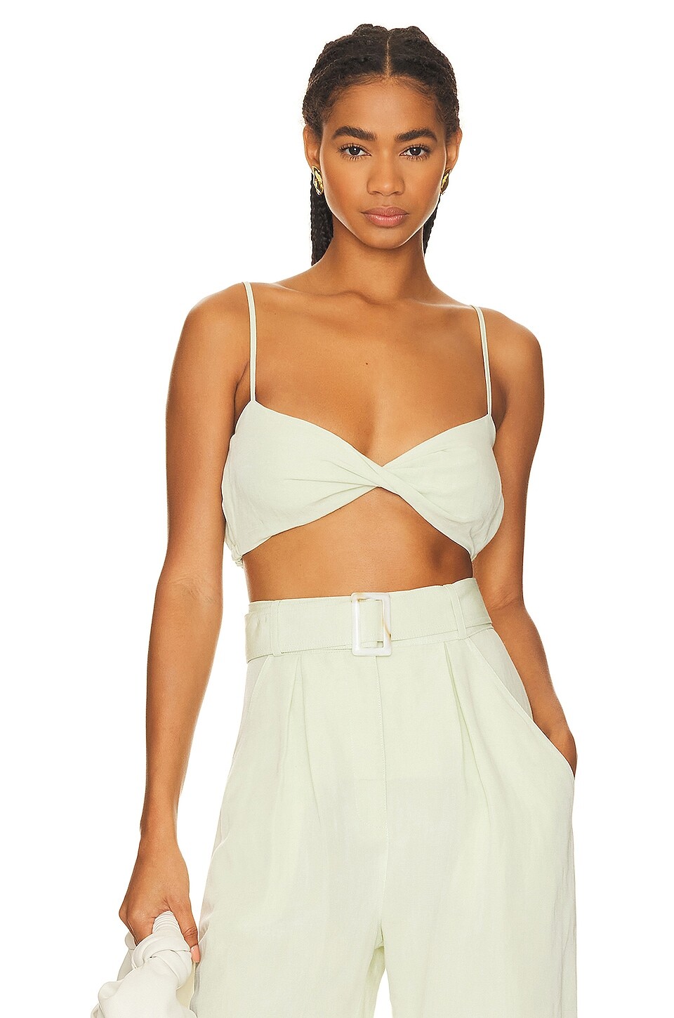 

Топ MATTHEW BRUCH Bandeau Crop, цвет Pear