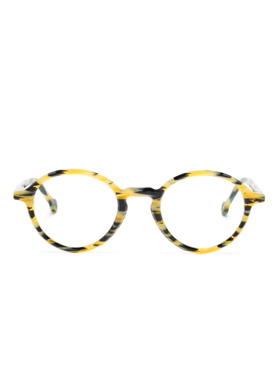 

L.A. EYEWORKS очки Buck в круглой оправе, желтый