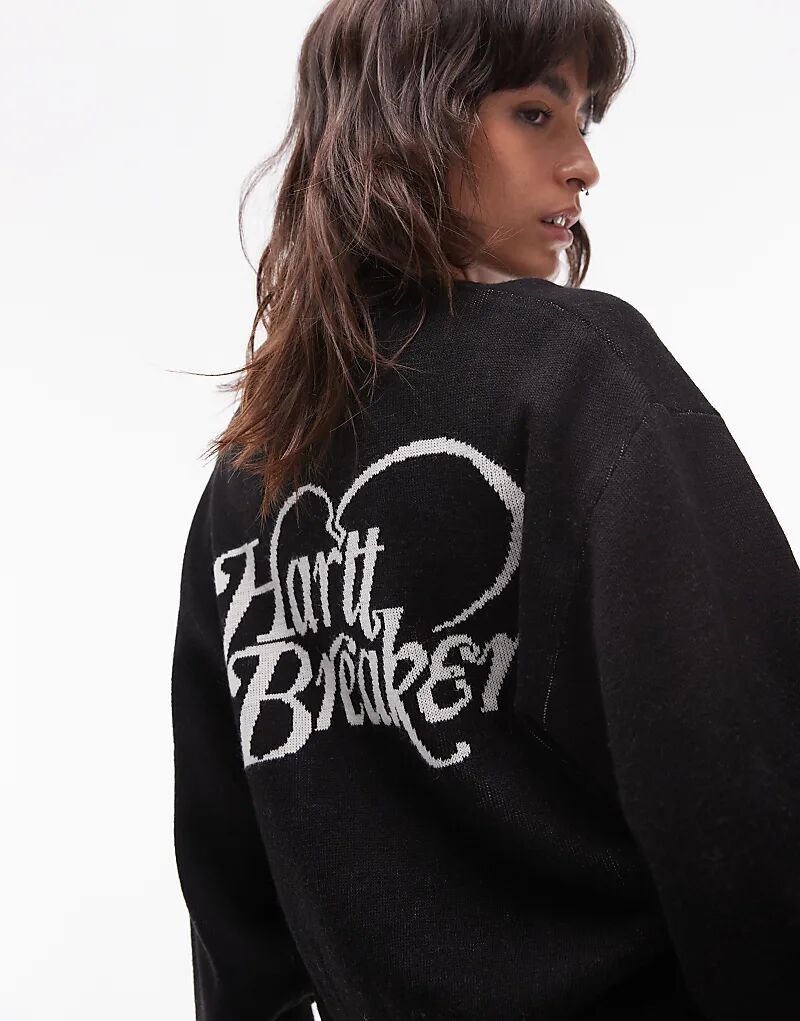 

Кардиган harttbreaker в черном цвете Carhartt WIP
