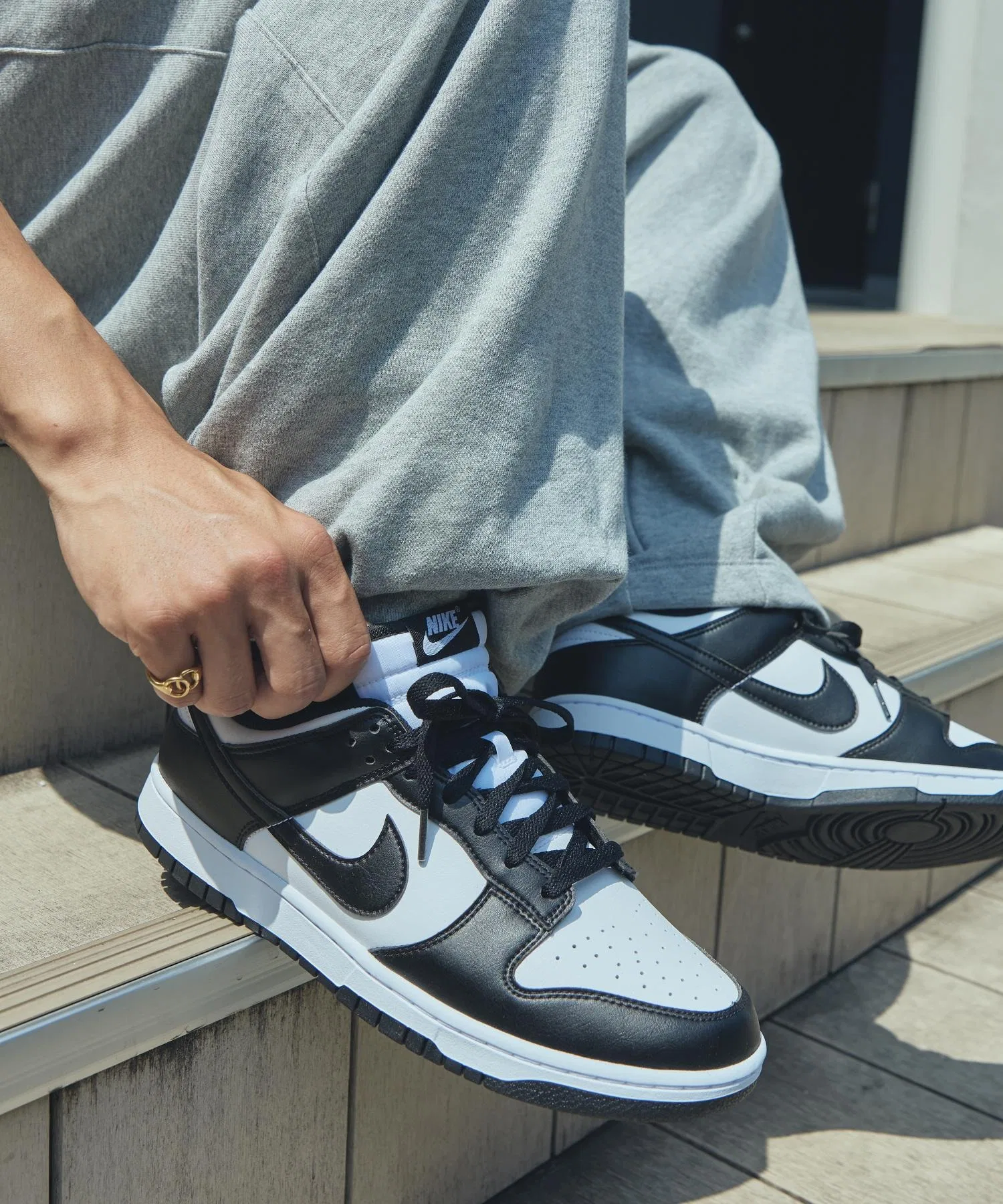 Мужские кроссовки Nike Dunk Low Retro HF5441-100 белого цвета — фото 3