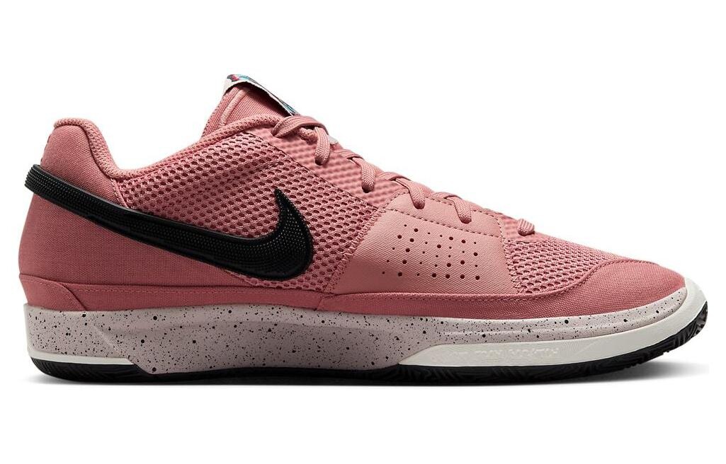 Мужские баскетбольные кроссовки Nike Ja 1, Черный/Университетский красный — фото 2