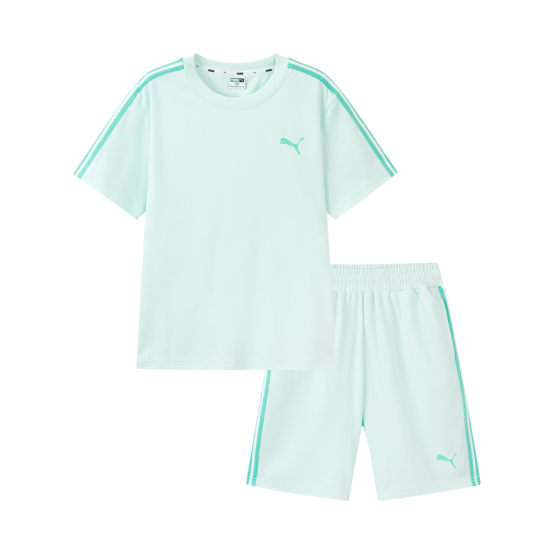 

PUMA Повседневная спортивная одежда Sportstyle Series SS25 розовый зеленый для подростков