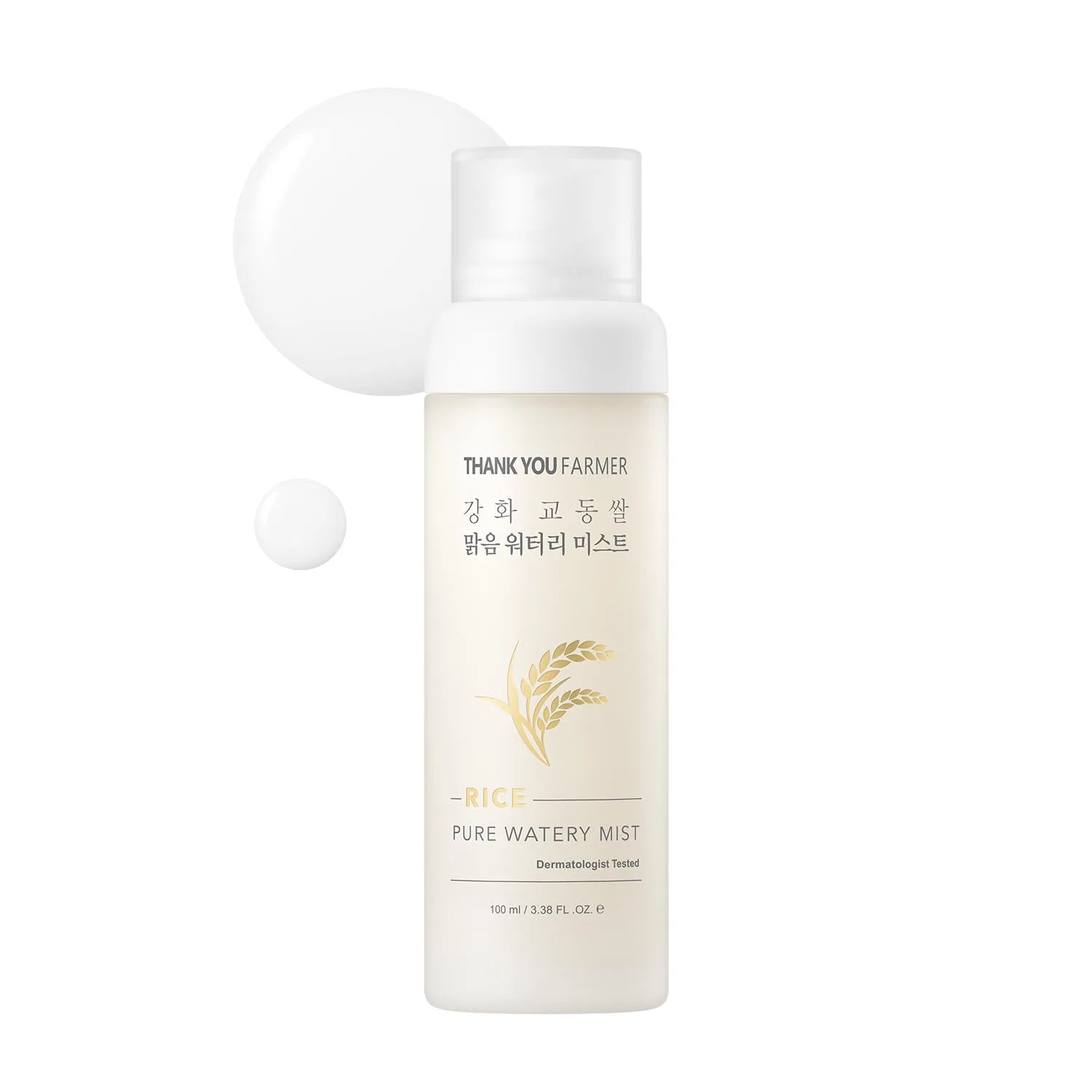 Веганский рисовый мист для лица «Rice Pure Watery Mist» от THANKYOU FARMER ‎Thankyou Farmer