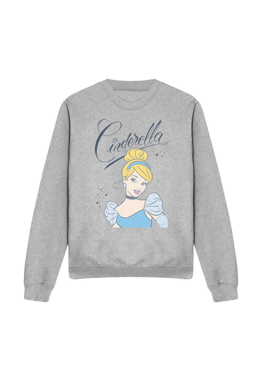 

Толстовка CINDERELLA HEADSHOT WITH FANCY SCRIPT Disney, серый