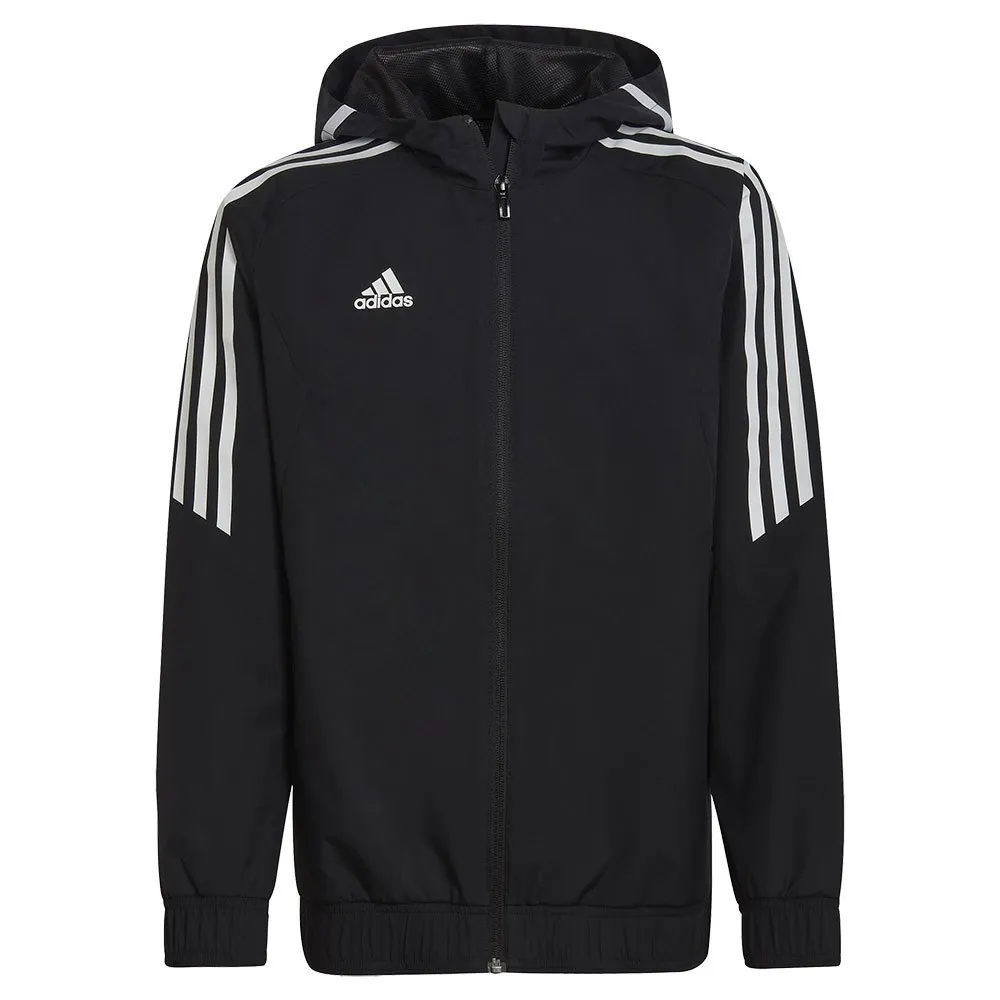 

Толстовка adidas Condivo 22 All Weather full zip, черный